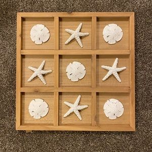 Seashell photo frame art